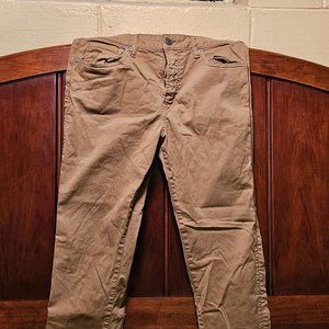 American Eagle Outfitters Mens FLEX Khaki Jean Pant Size 34x30